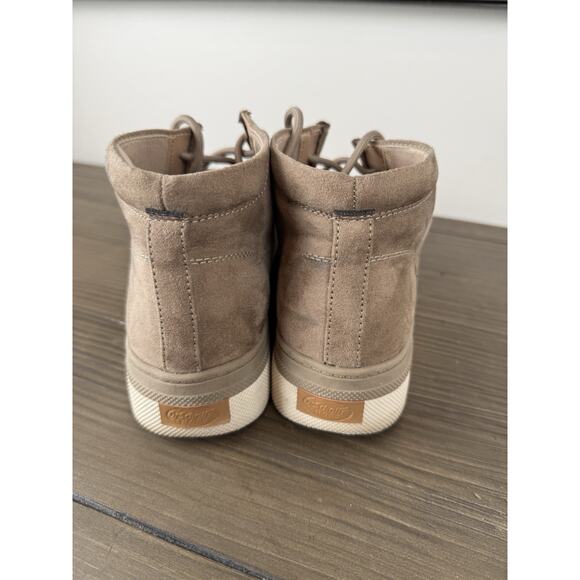 Dr Scholl's Get Hyped Comfort Lace Up Booties Suede Boots Tan Women’s Sz 8 - Picture 4 of 8